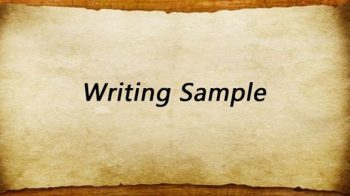 Writing Sample是什么？Writing Sample怎么写?